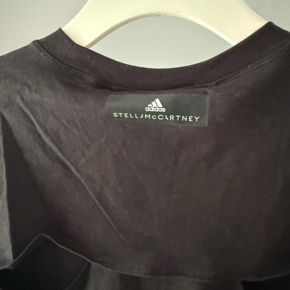 Adidas by Stella McCartney Black Short Sleeve Logo Tee - XS - NWT - Picture 7 of 11